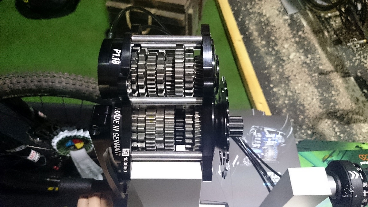 Aufbau Pinion Getriebe